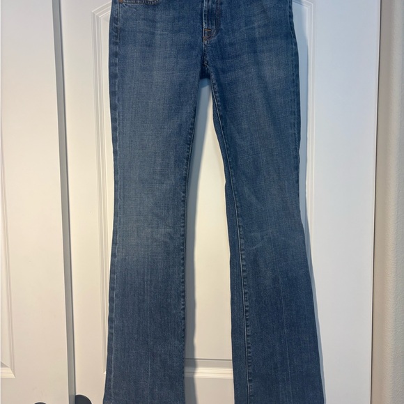 7 For All Mankind Medium Blue Bootxut Jeans size 27 - Picture 1 of 8